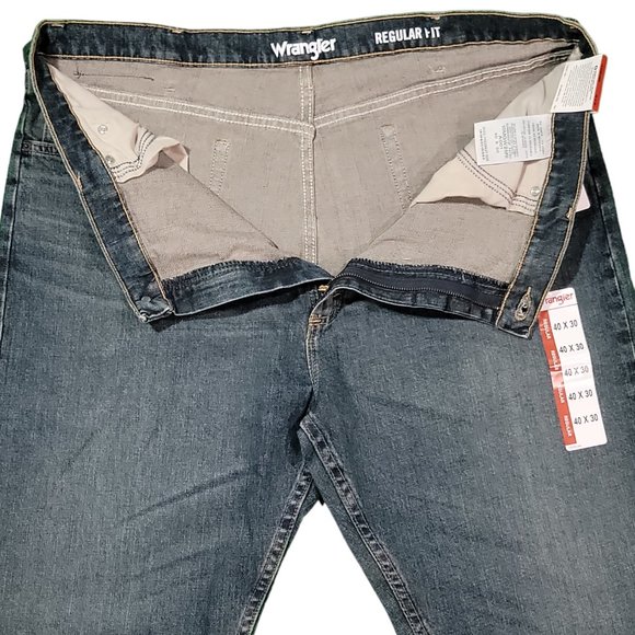 Wrangler Mens Free-to-Stretch Regular Fit Jean 40X30 - Picture 3 of 5